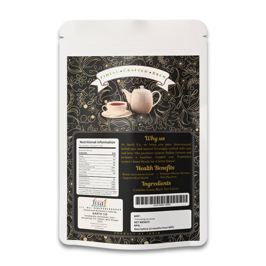 Herbal Black Tea | Rich in Antioxidants | 100 gram pack | Aarth Co.